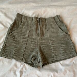 RSQ Green High Waist Shorts